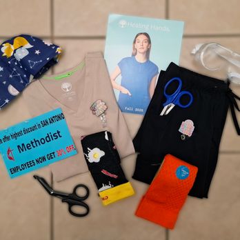 Medical Uniforms - Healing Hands HH Works_Womens Khaki Top & Black Bottom Set with Accesories- Medical Uniforms-San Antonio-TX - Uniforms Near Me - San Antonio, Texas Medical Uniforms - Healing Hands HH Works_Womens Khaki Top & Black Bottom Set with Accesories- Medical Uniforms-San Antonio-TX - Uniforms Near Me - San Antonio, Texas