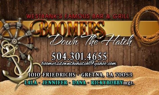 Menu photo 1 Boomers Down the Hatch Gretna, LA