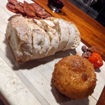 Bocado Tapas Wine Bar - Chorizo and honey goat cheese. Goat cheese was 5/5, chorizo was 3/5 - Wine Bars Near Me - Worcester, Massachusetts Bocado Tapas Wine Bar - Chorizo and honey goat cheese. Goat cheese was 5/5, chorizo was 3/5 - Wine Bars Near Me - Worcester, Massachusetts