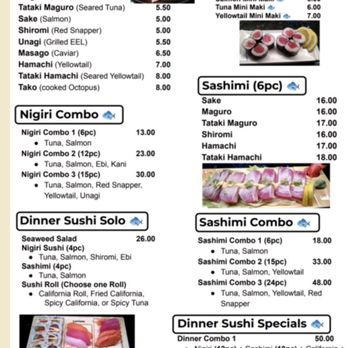 Sapporo - Menu - Sushi Bars Near Me - San Antonio, Texas Sapporo - Menu - Sushi Bars Near Me - San Antonio, Texas