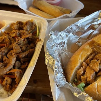 Sook's Korean Kitchen - Spicy pork, egg rolls, and the chicken bulgogi sandwich. - Food Trucks Near Me Sook's Korean Kitchen - Spicy pork, egg rolls, and the chicken bulgogi sandwich. - Food Trucks Near Me