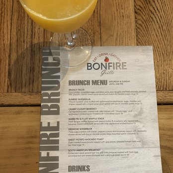 Bonfire Grille - Brunch menu - New American Near Me - Milford, Connecticut