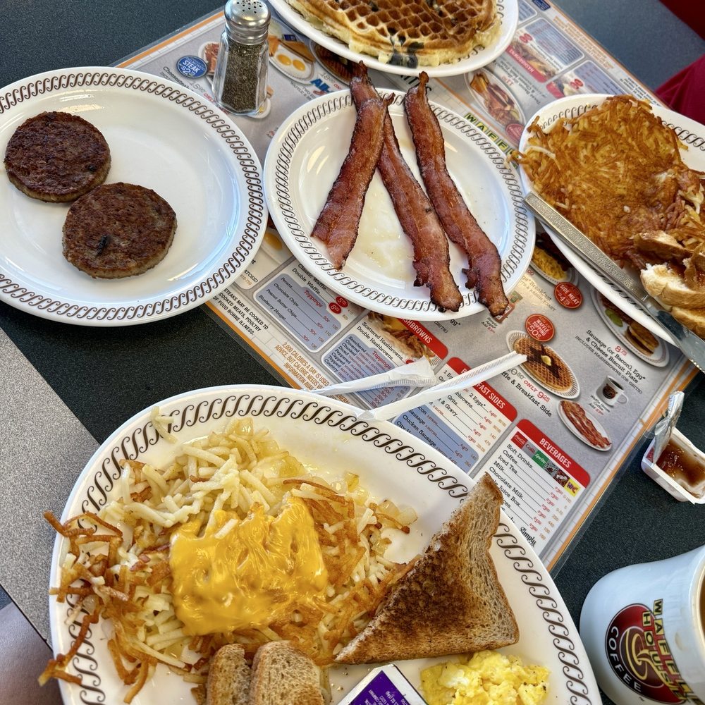 Waffle House - Yum! Hubs gets the all star. & I get the two eggs breakfast - Diners Near Me - Gulf Breeze, Florida Waffle House - Yum! Hubs gets the all star. & I get the two eggs breakfast - Diners Near Me - Gulf Breeze, Florida