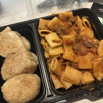 Piesanos Stone Fired Pizza - Trinity - Rigatoni Bolognese w 3 Piesanos Rolls - Pizza Near Me - Ocala, Florida Piesanos Stone Fired Pizza - Trinity - Rigatoni Bolognese w 3 Piesanos Rolls - Pizza Near Me - Ocala, Florida