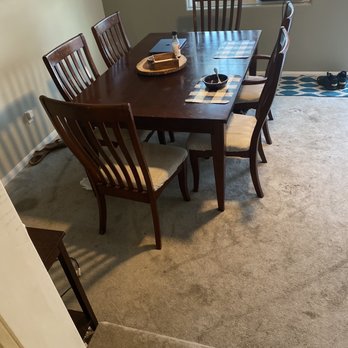 Better Call Tony - Before (note the step with bubble solution stain) - Carpet Cleaning Near Me - Vista, California