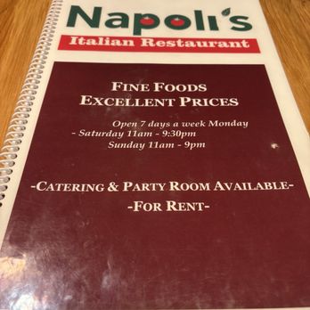 Napoli's Italian Restaurant - Menu - Salad Near Me - Champaign, Illinois Napoli's Italian Restaurant - Menu - Salad Near Me - Champaign, Illinois