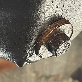Take 5 Oil Change - Cross threaded oil pan drain bolt. - Oil Change Stations Near Me - Bradenton, Florida Take 5 Oil Change - Cross threaded oil pan drain bolt. - Oil Change Stations Near Me - Bradenton, Florida