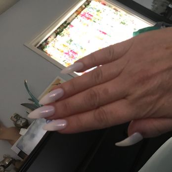 Q Nails & Spa - Beautifully long acrylics painted with gel overcoat Funky Bunny. Thank you, Monica!!! - Nail Salons Near Me - Glendale, California Q Nails & Spa - Beautifully long acrylics painted with gel overcoat Funky Bunny. Thank you, Monica!!! - Nail Salons Near Me - Glendale, California
