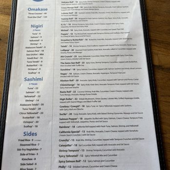 Bonsai - Menu - Sushi Bars Near Me - Chandler, Arizona