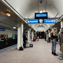 CTA Washington Dearborn Blue Line