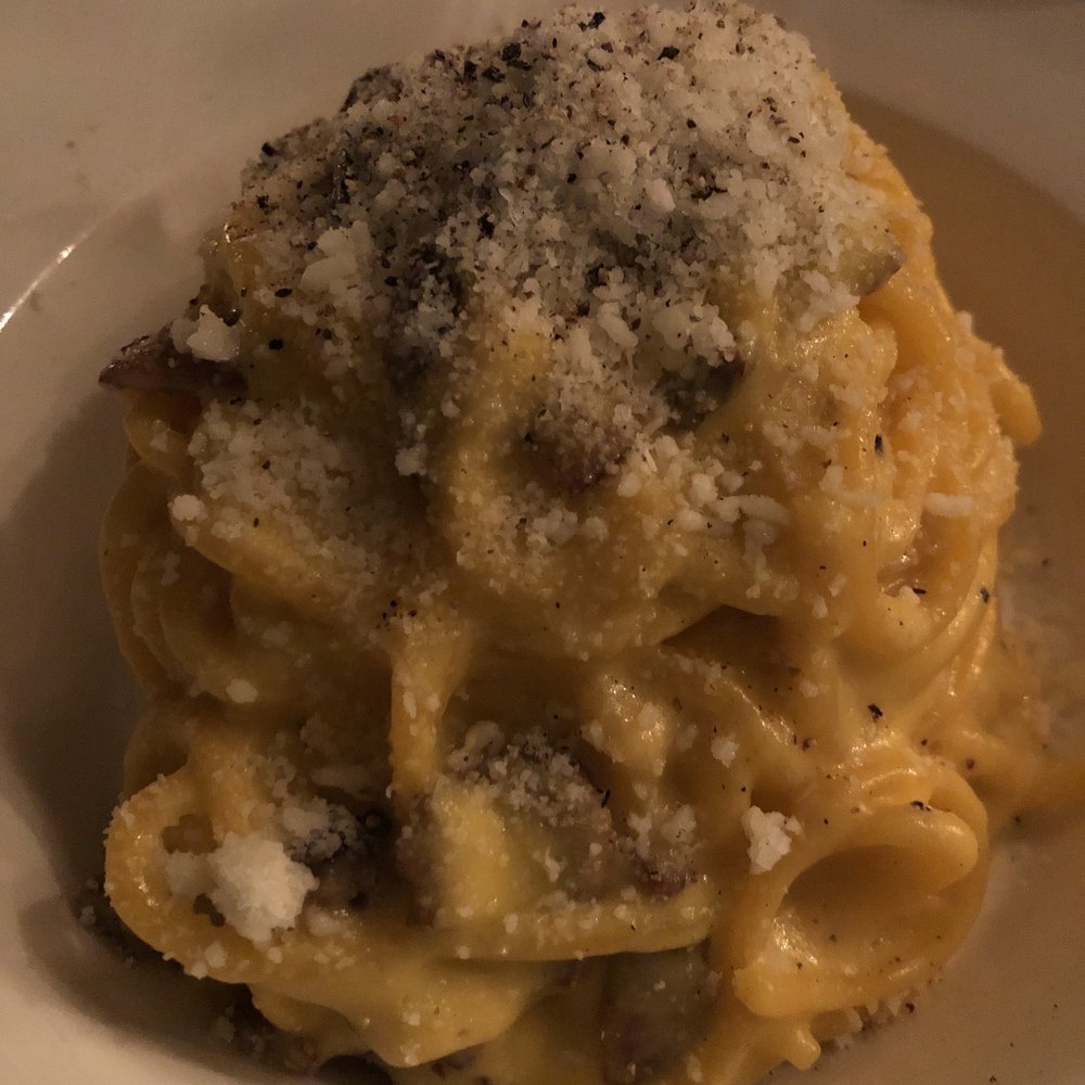 Avoli Osteria - Spaghettini Carbonara - Italian Near Me - Omaha, Nebraska Avoli Osteria - Spaghettini Carbonara - Italian Near Me - Omaha, Nebraska