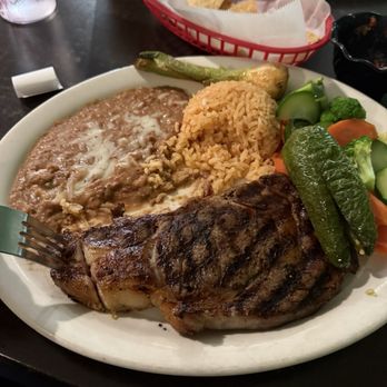 Mexico Lindo Grill - My ribeye dinner platter - Mexican Near Me - Hanford, California Mexico Lindo Grill - My ribeye dinner platter - Mexican Near Me - Hanford, California