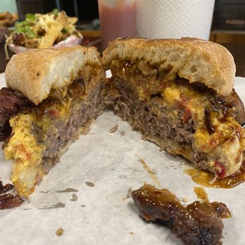 Neon Pig - The belvis burger - Butcher Near Me - Tupelo, Mississippi