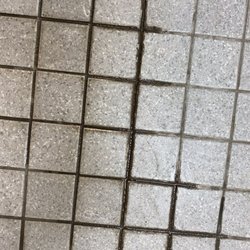 Hays Communities YMCA - Tile that doesn't appear to have ever been cleaned.