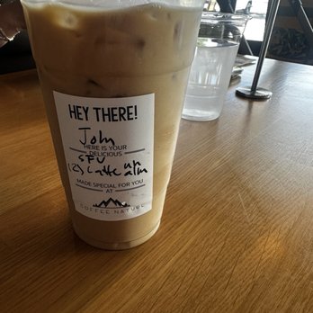 Coffee Nature - SF Vanilla latte with Almond milk - Coffee & Tea Near Me - Costa Mesa, California