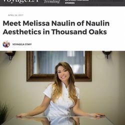 Naulin Aesthetics featured in Voyage LA Magazine!