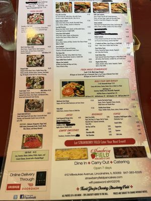 Menu photo 1 Strawberry Field Cafe Lincolnshire, IL Menu photo 1 Strawberry Field Cafe Lincolnshire, IL