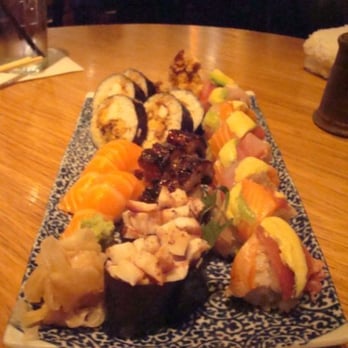 Tei Tei Robata Bar - our sushi platter - Japanese Near Me - Dallas, Texas