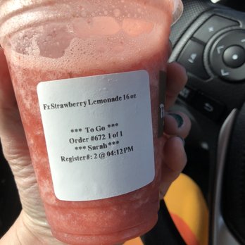 Panera Bread - My frozen strawberry lemonade! - Sandwiches Near Me - Orchard Park, New York