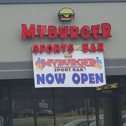 My Burger Sport Bar - Front of My Burger Sports Bar.