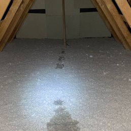 Snow melt under ridge vent Snow melt under ridge vent