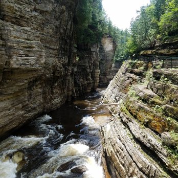 Ausable Chasm - View of the chasm before getting to the raft float. - Hiking Near Me - Keeseville, New York
