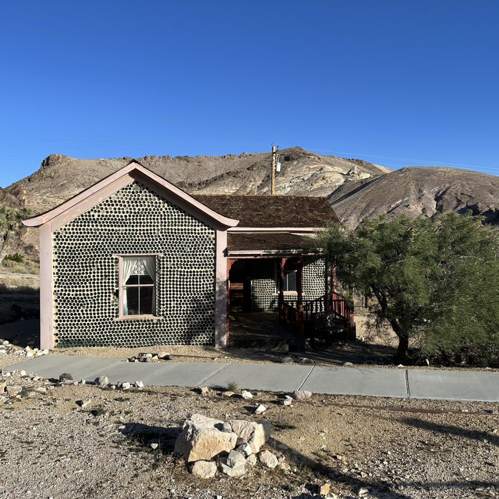 Rhyolite Ghost Town - 2023 - Tom Kelly Bottle House - Landmarks & Historical Buildings Near Me - Beatty, Nevada Rhyolite Ghost Town - 2023 - Tom Kelly Bottle House - Landmarks & Historical Buildings Near Me - Beatty, Nevada