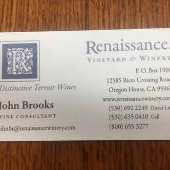 Renaissance Vineyard & Winery - Wineries Near Me - Oregon House, California