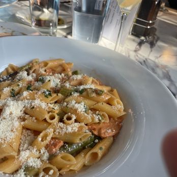 Cafe Med Eugene - Penne and salmon - Italian Near Me - Eugene, Oregon