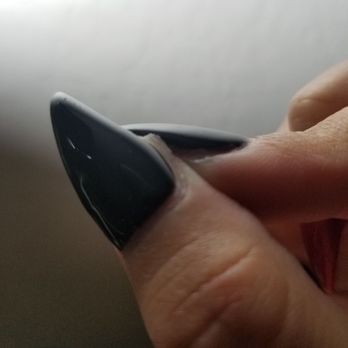 J & V Nail Design - Nicki missed a part of my nail.. - Nail Salons Near Me - Lemon Grove, California