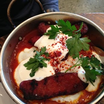 Caravan - Baked Eggs & Chorizo - Breakfast & Brunch Near Me - London, XGL