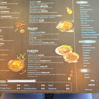 D E Thai Kitchen - Menu - Thai Near Me - Las Vegas, Nevada