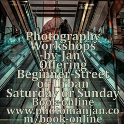 Photography Workshops -by-Jan - Advertiising my wrokshops online