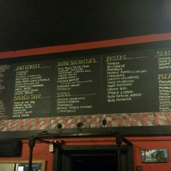 Auntie Pasto's - Wall menu.......... - Italian Near Me - Honolulu, Hawaii