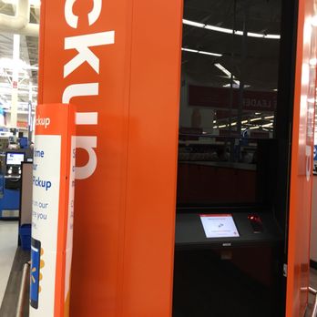 Walmart Supercenter - Orange tower where you scan your phone to pick up your order. - Department Stores Near Me - Chino, California