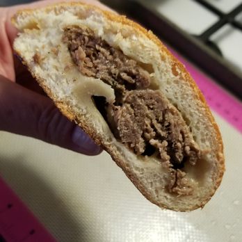 The Bread Boss - Cheese steak calzone is tasty, seasoned w/S&P, nice amount of cheese. - Pizza Near Me - Johnston, Rhode Island