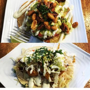 El Coraloense - Changito ceviche and taco a la diabla (fried shrimp taco). - Seafood Near Me - Bell Gardens, California