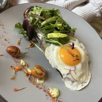 Palate Kitchen - Lamb Bistro Toast with over easy egg - Coffee & Tea Near Me - Vancouver, British Columbia Palate Kitchen - Lamb Bistro Toast with over easy egg - Coffee & Tea Near Me - Vancouver, British Columbia