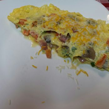 Harry's Café - Christy Omelet ($8.75) you get mushroom, ham, cheese, green onions, & tomato in this omelet. - Breakfast & Brunch Near Me - Honolulu, Hawaii Harry's Café - Christy Omelet ($8.75) you get mushroom, ham, cheese, green onions, & tomato in this omelet. - Breakfast & Brunch Near Me - Honolulu, Hawaii