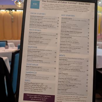 Victor's Cafe - Menu (food) - Cuban Near Me - New York, New York Victor's Cafe - Menu (food) - Cuban Near Me - New York, New York