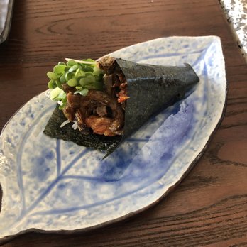 Toro sushi - Salmon skin hand roll ! One of my all time favorites - Sushi Bars Near Me - Henderson, Nevada Toro sushi - Salmon skin hand roll ! One of my all time favorites - Sushi Bars Near Me - Henderson, Nevada