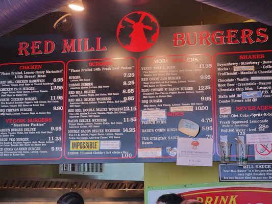 Menu photo 1 Red Mill Burgers Seattle, WA Menu photo 1 Red Mill Burgers Seattle, WA