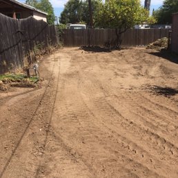 After removal and leveling After removal and leveling