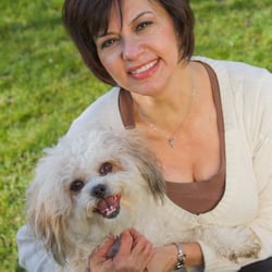 Dawg Gone A Walkin - Me with one of my many happy clients!