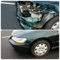 Walker Smith Body Shop - Collision before and after