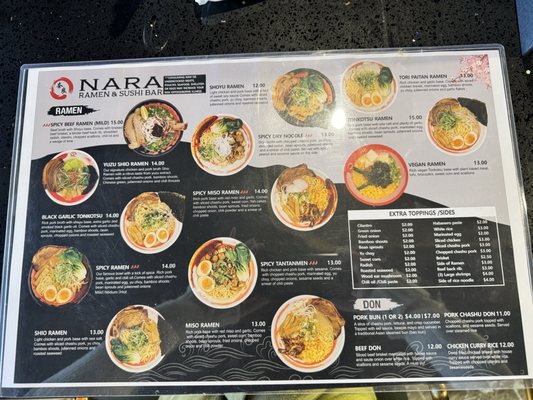 Menu photo 8 Nara Ramen and Sushi Bar Caldwell, ID