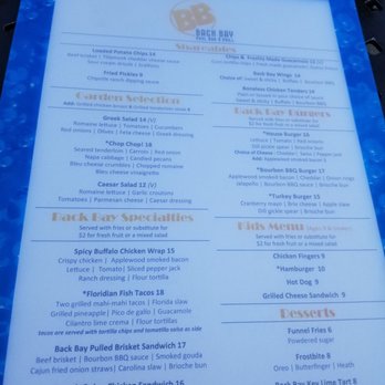 Back Bay Pool Bar & Grill - Menu - American Near Me - Orlando, Florida Back Bay Pool Bar & Grill - Menu - American Near Me - Orlando, Florida