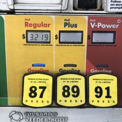 Shell - I paid only $3.219 per gallon using my Ralph's Reward