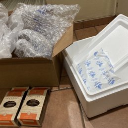 Absurd packaging for two 6.5 oz bags of chocolate covered pretzels.