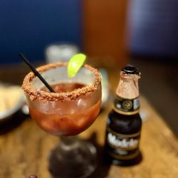 Lupe's Comida con Sabor - Michelada. Excellent